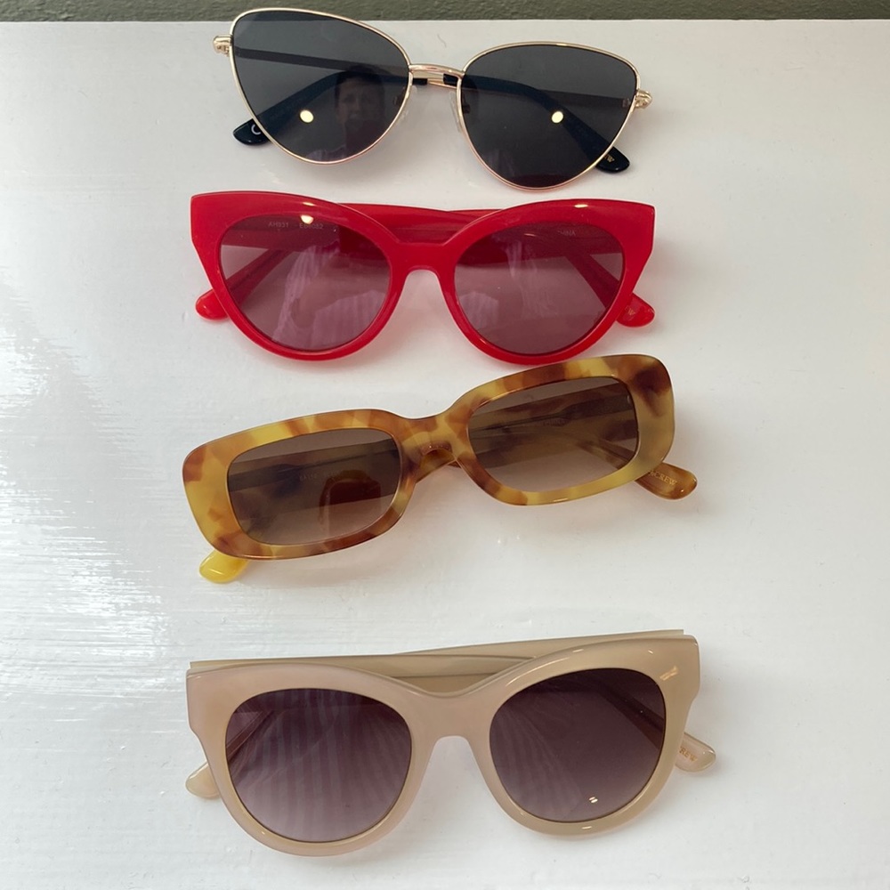 Lot of 4 jcrew sunglasses